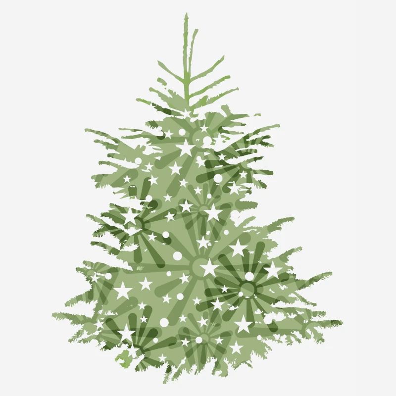 grüner Christbaum, Tannenbaum oder Weihnachtsbaum