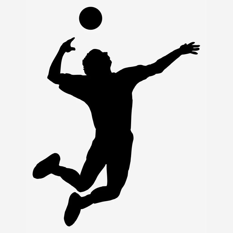 Volleyball gesprungen Schlag oder Service