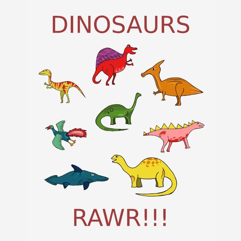 Dinosaur Pattern Rawr Dinosaur Dinosaurs