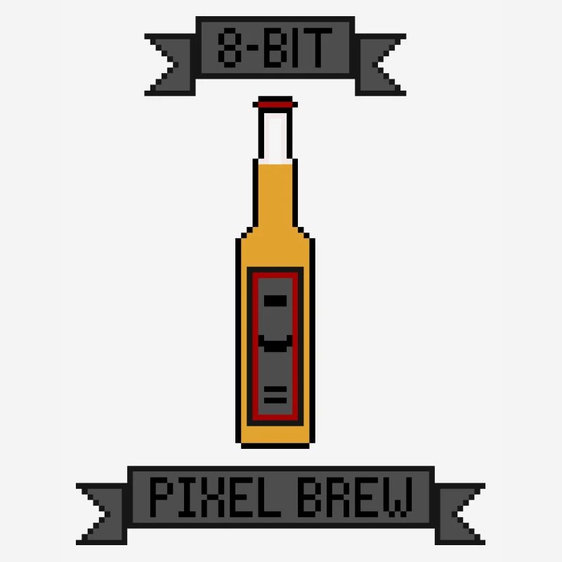 Bière Pixel rétro 8 bits