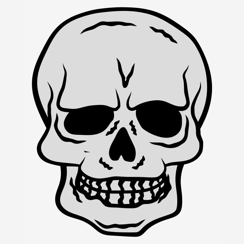 Horror Halloween Skull Design
