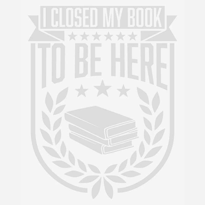 I closed my book