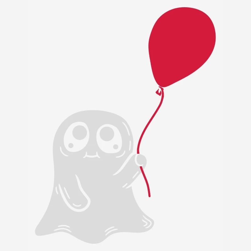 Luftballon Geist Comic Design