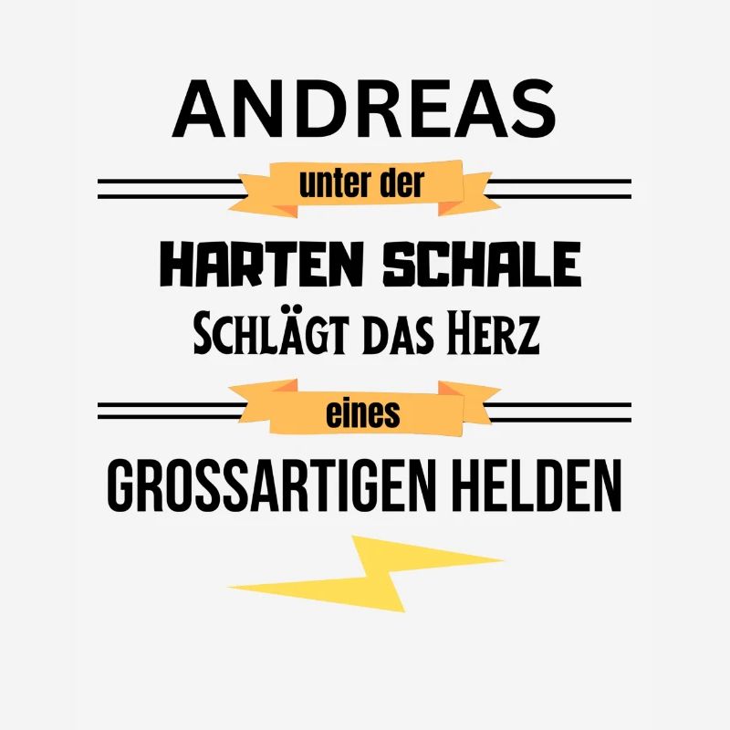 Andreas harte Schale eines Großartigen Helden