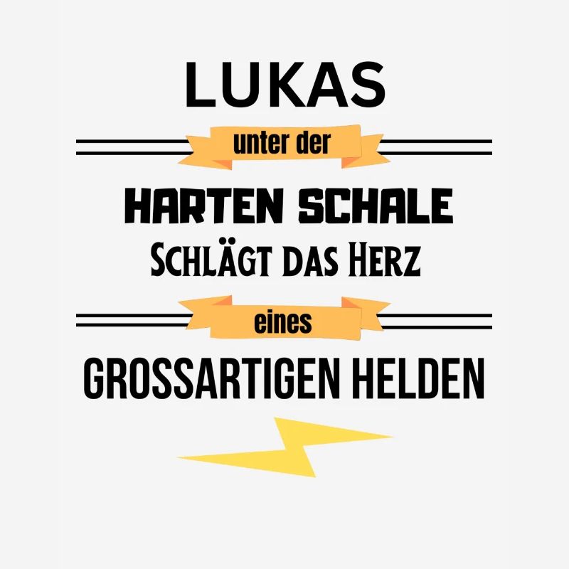 Lukas unter harte Schale eines Großartigen Helden