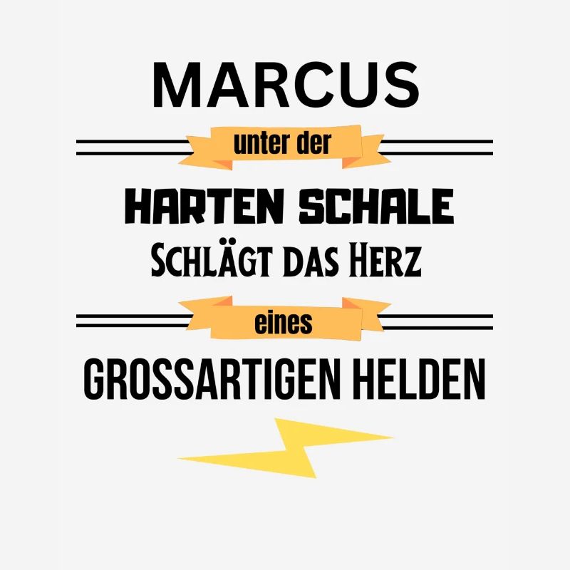 Marcus unter harte Schale eines Großartigen Helden