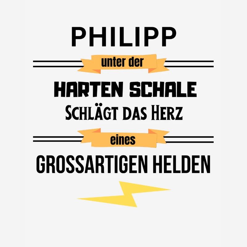 Philipp harte Schale eines Großartigen Helden