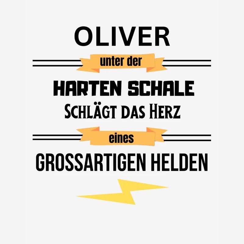 Oliver unter harte Schale eines Großartigen Helden