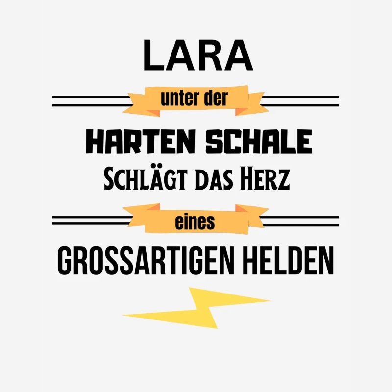 Lara unter harte Schale eines Großartigen Helden