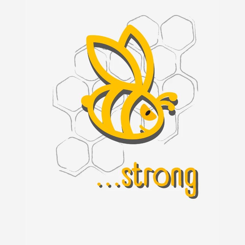 BE STRONG - SEI STARK! Motivation Statement Design