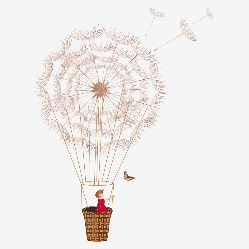 fanciful dandelion balloon