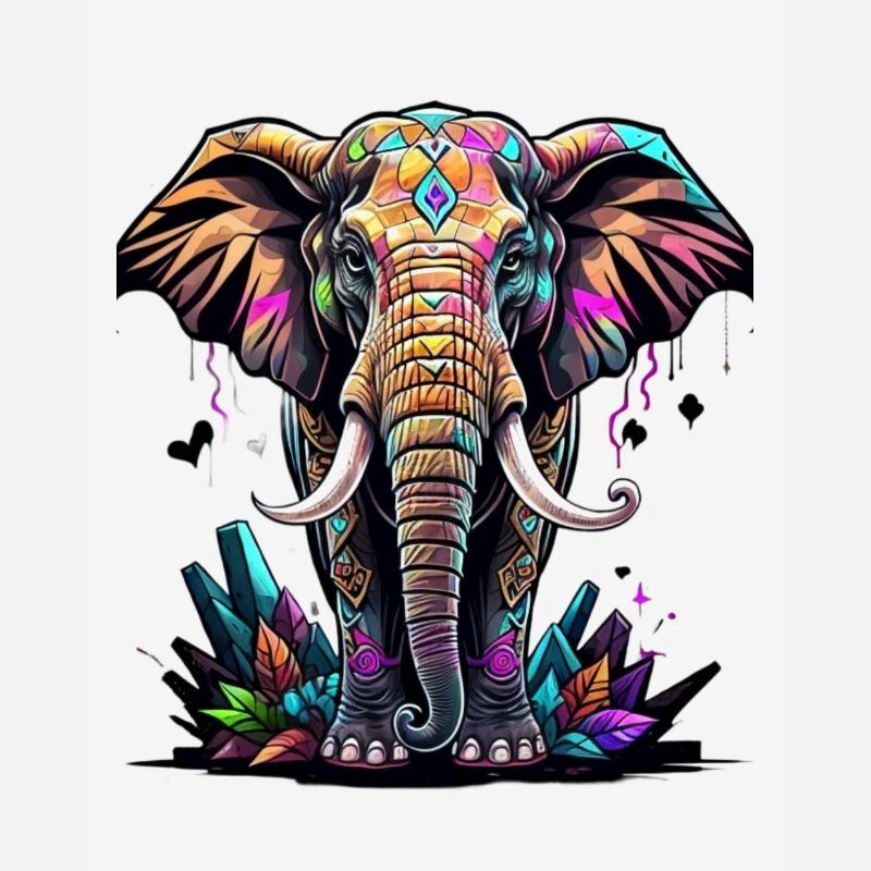 Graffiti Elefant