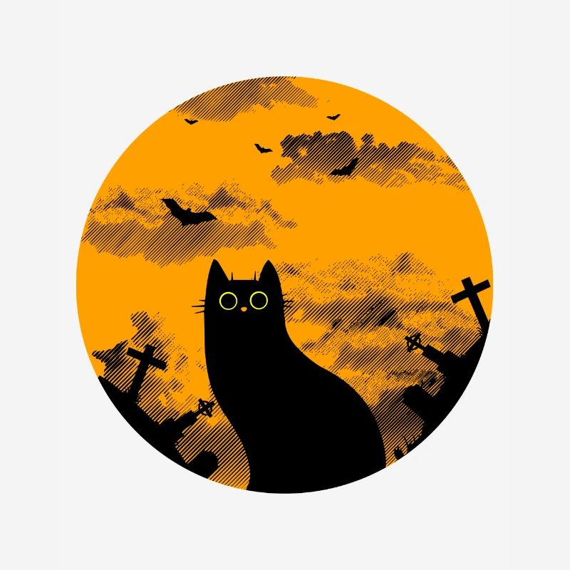 Le chat d'halloween