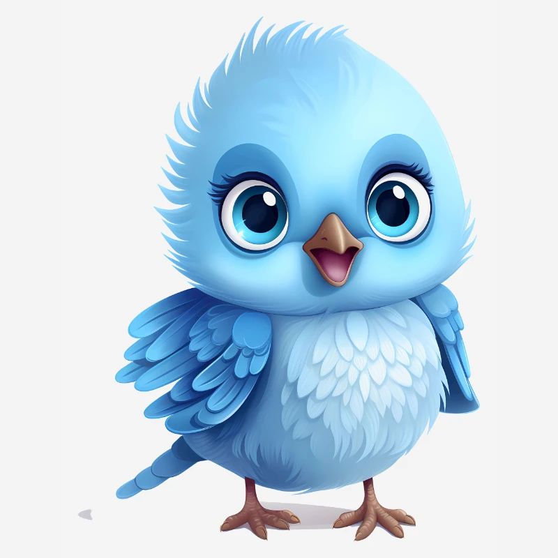 Bébé oiseau mignon