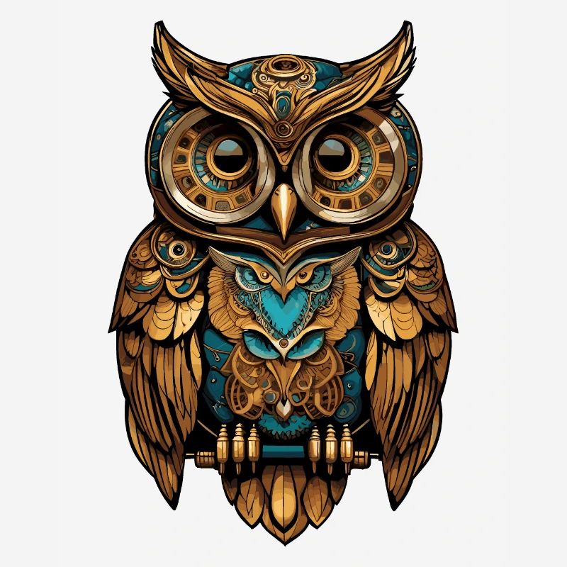 Steampunk Eule