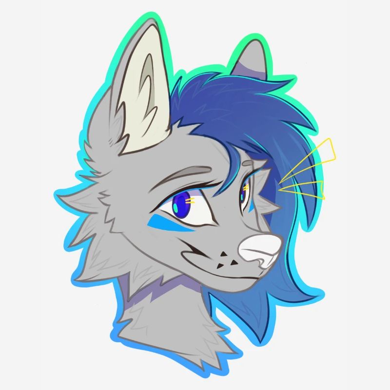 Wind Chime, the She-Wolf (by Derpy Fox)