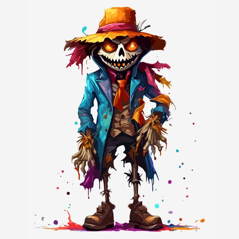 Vogelscheuche / Erntehelfer / Maisfeld / Feld