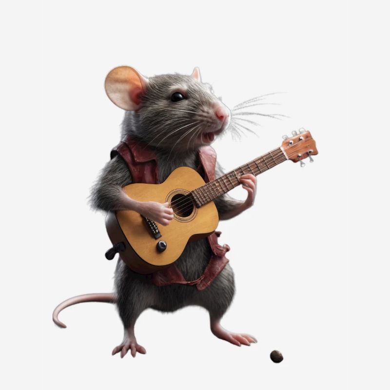 Rat Mouse Guitar