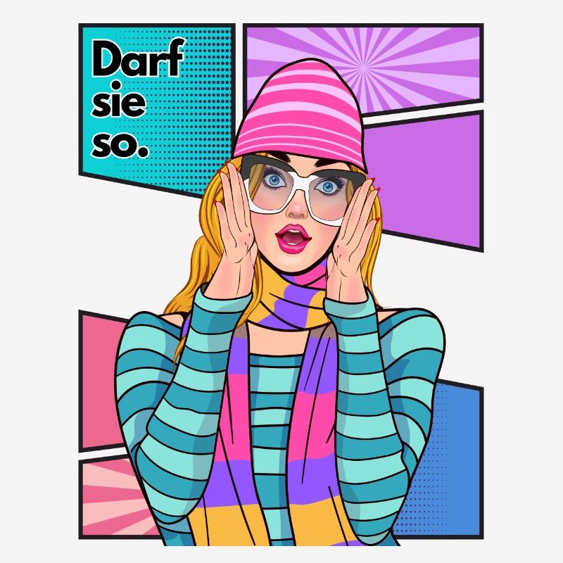 Darf sie so Comic Stil mit Lady 2