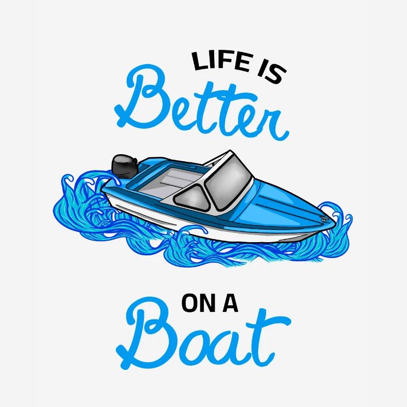life is better on a boat - DDR Boot Ibis Motorboot
