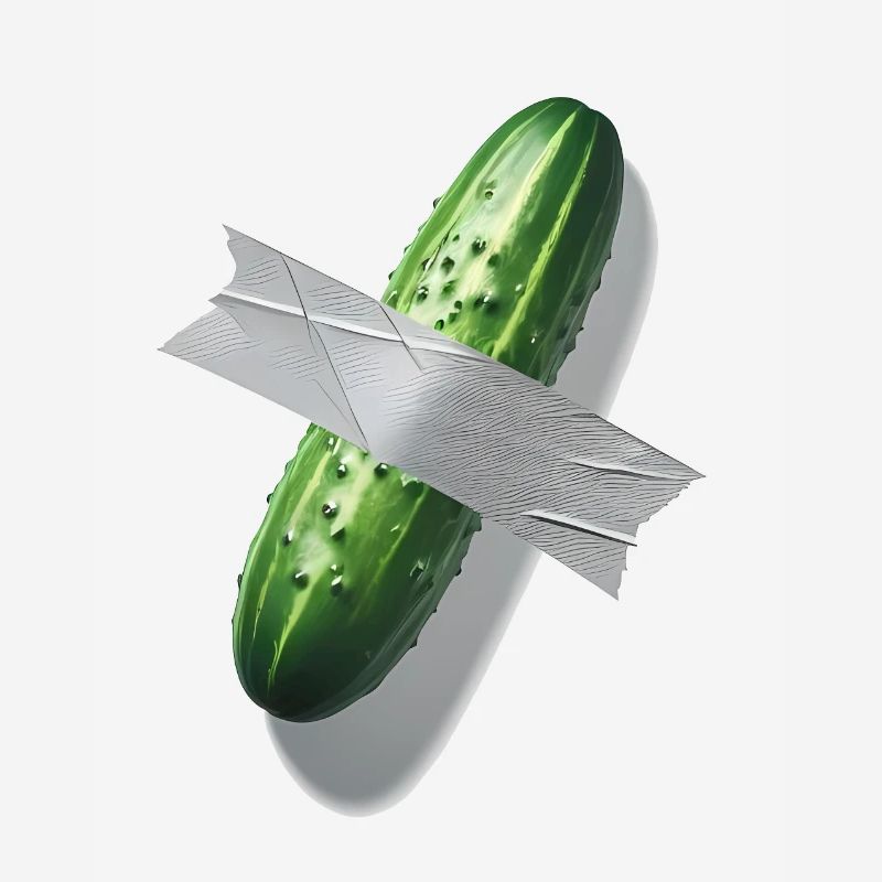 Cucumber on Wall - The Next Big Art Meme!