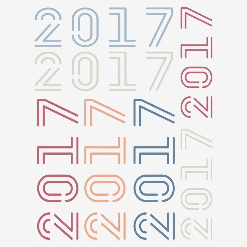 Né en 2017 Cadeau Anniversaire 2017 Retro 2017