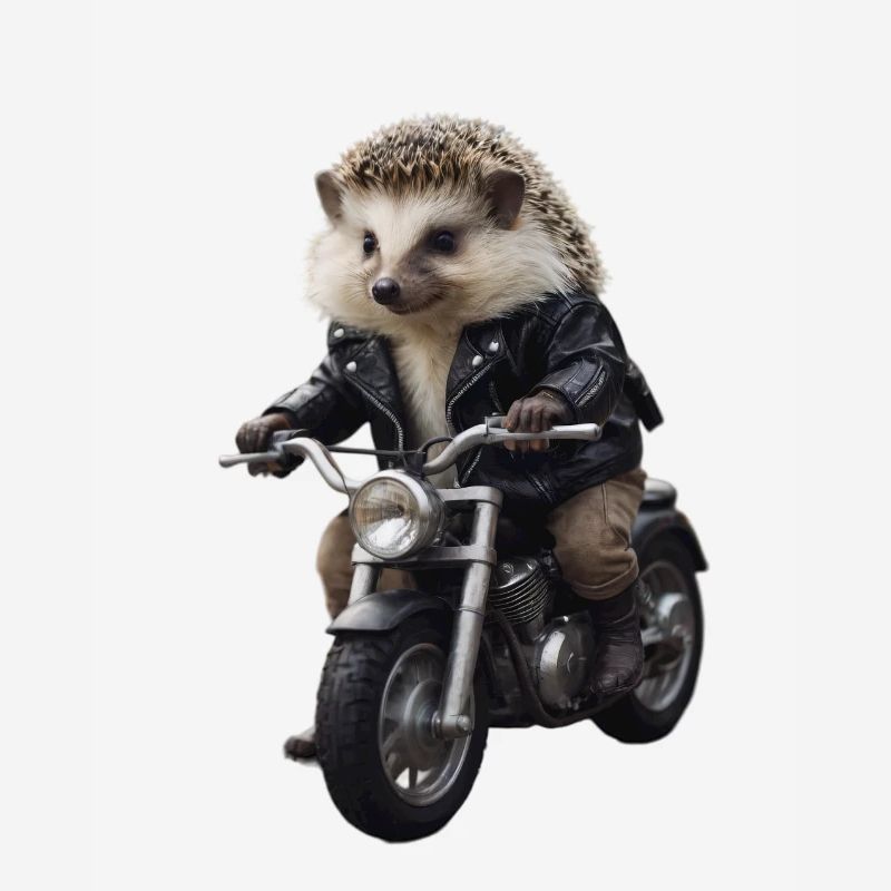 Biker hedgehog