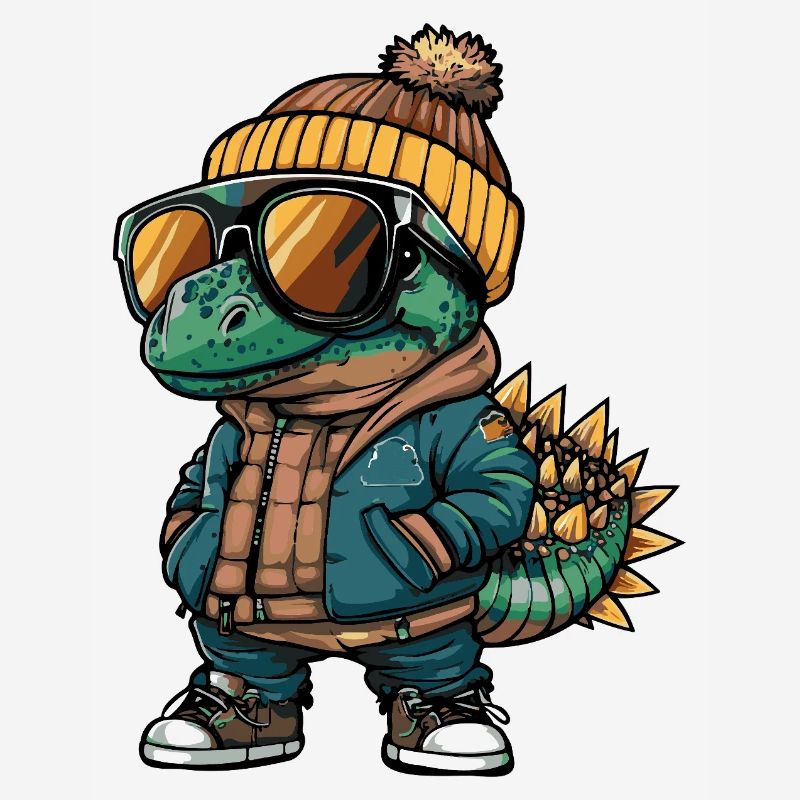Dinosaur stegosaurus Cool Comic