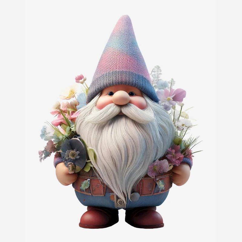 Gartenzwerg Design Blumenflüsterer