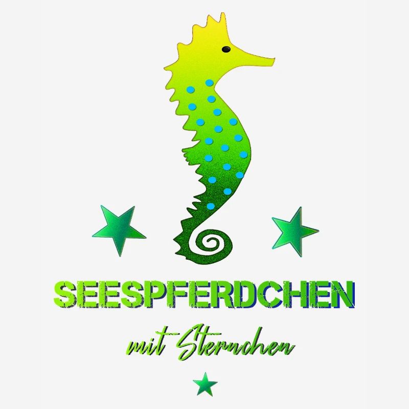 Seepferdchen mit Sternchen Schwimmabzeichen