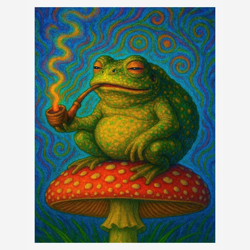 Smoking Toad