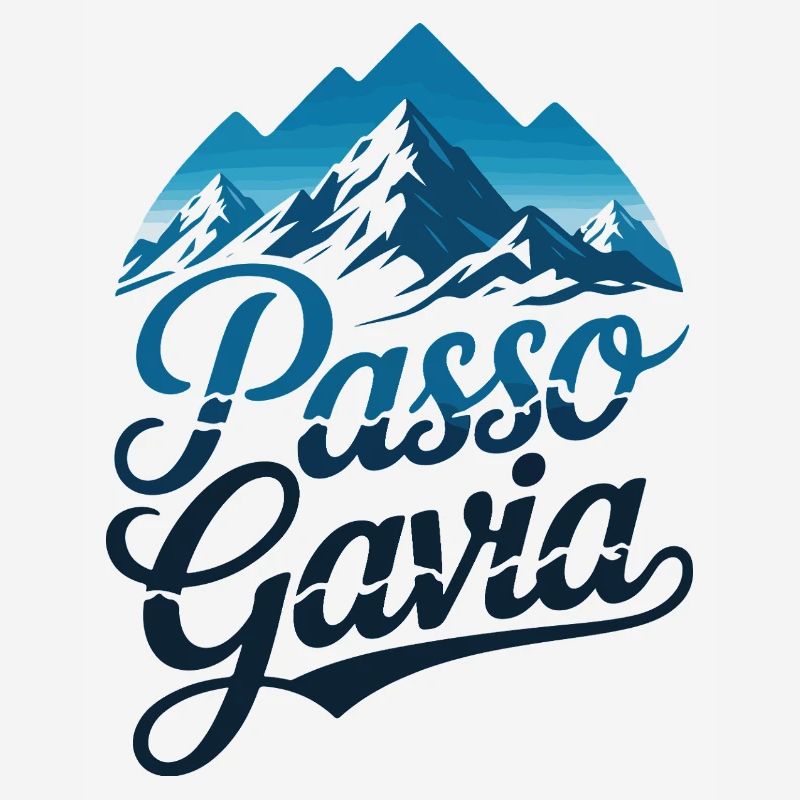 Passo Gavia Script Snow Peak Art