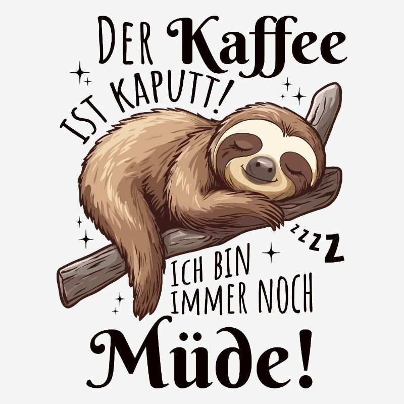 The coffee is broken sloth