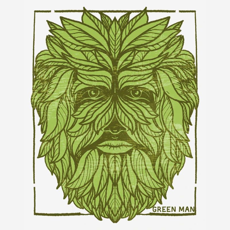 Conception de visage d'arbre mystique