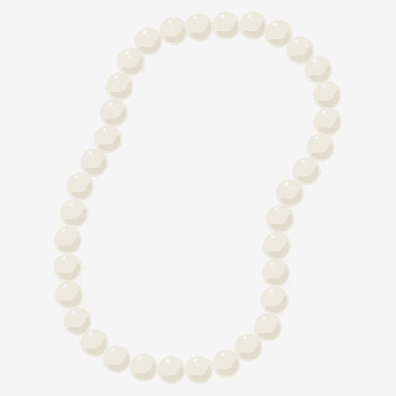 Conception élégante de collier de perles de perles