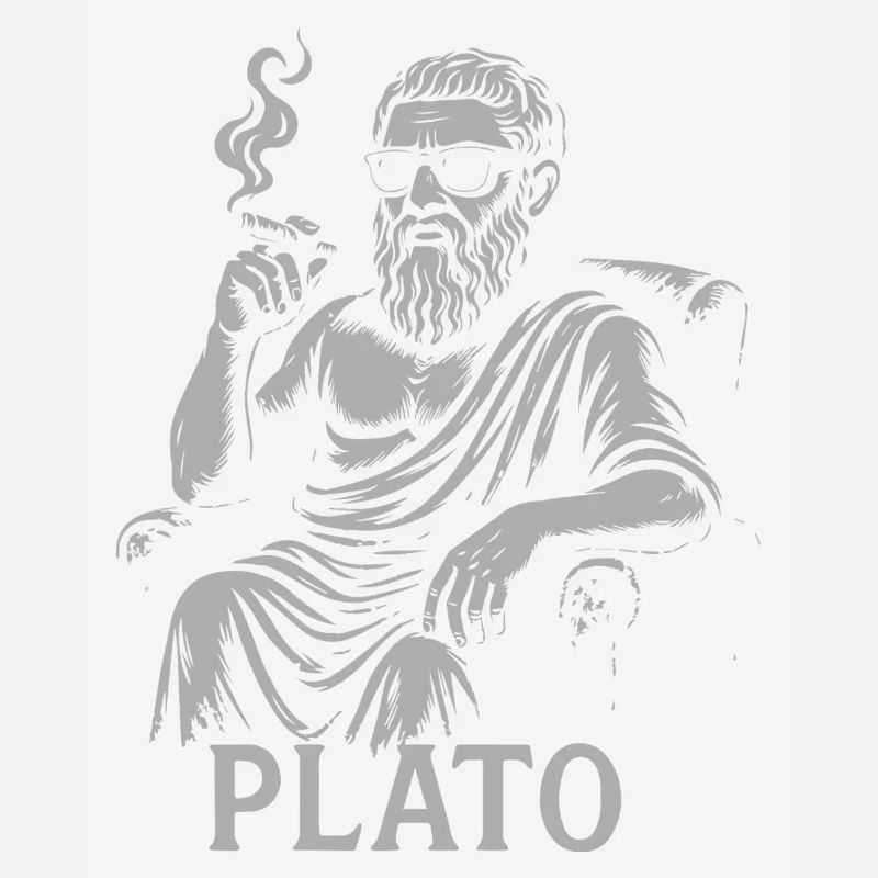 Plato the ancient philosopher as a hipster