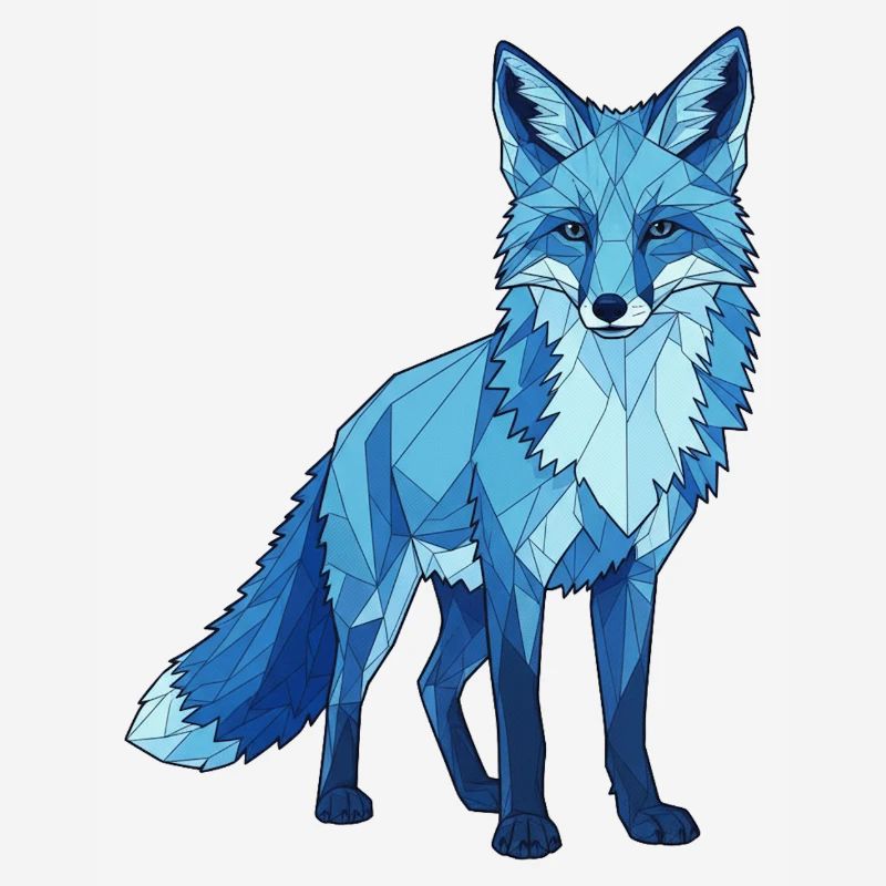 Blauer Polygonfuchs