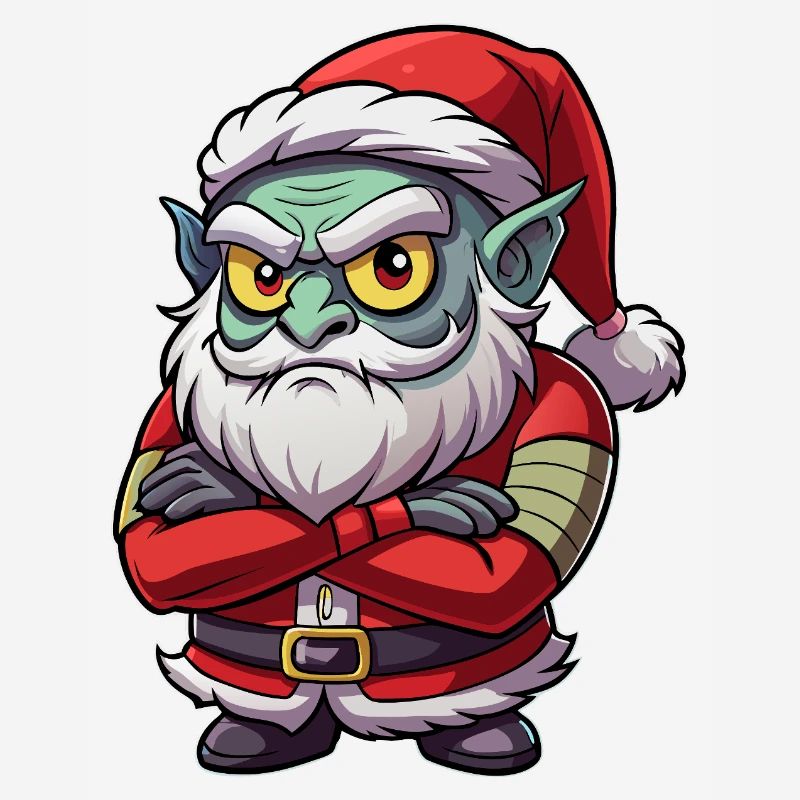 Grumpy Goblin Santa