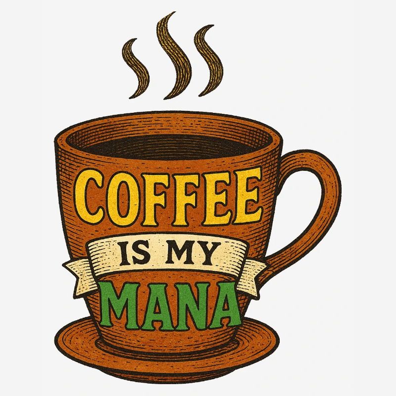 Coffee Mana Mug Illustration