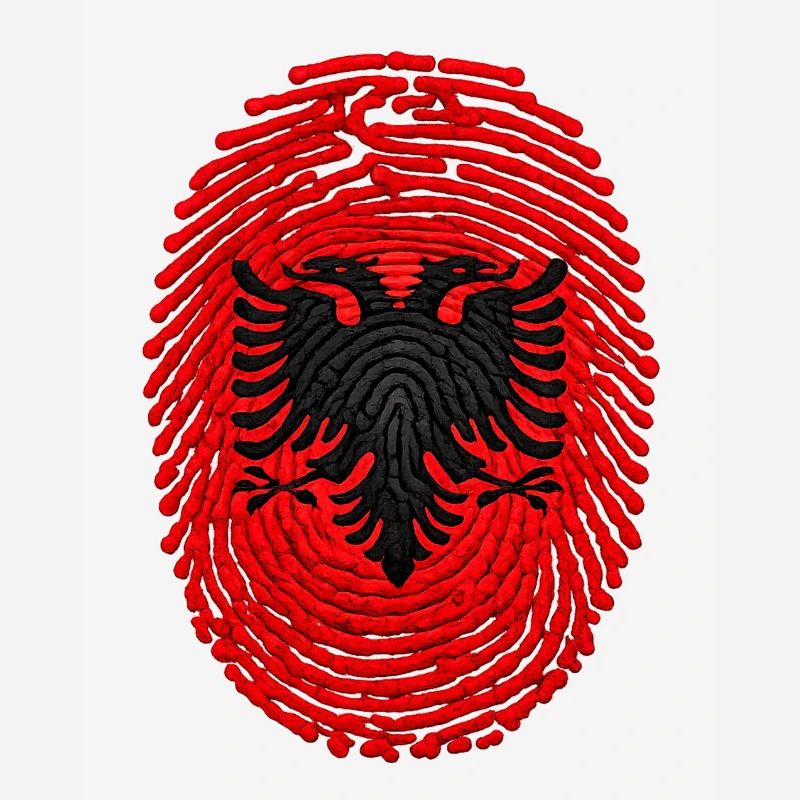 Drapeau ADN d’Albanie Drapeau
