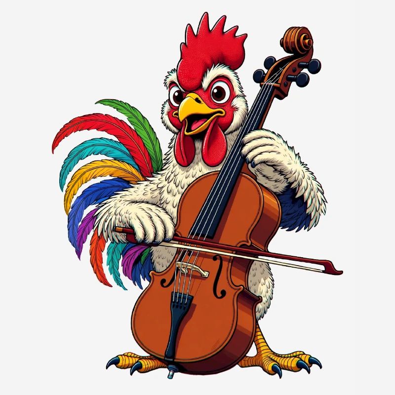 Hahn spielt Cello