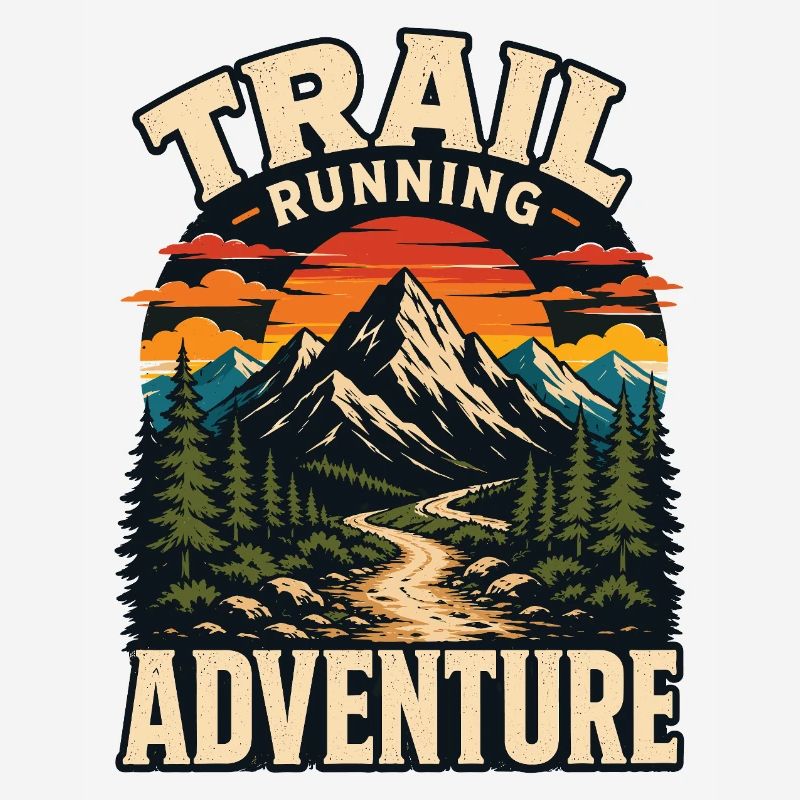 Aventure de course en sentier