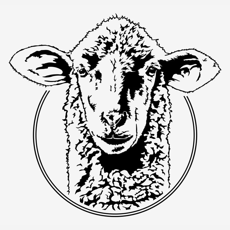 MOUTONS Moutons Schäfer Schafkopf Wilsigns