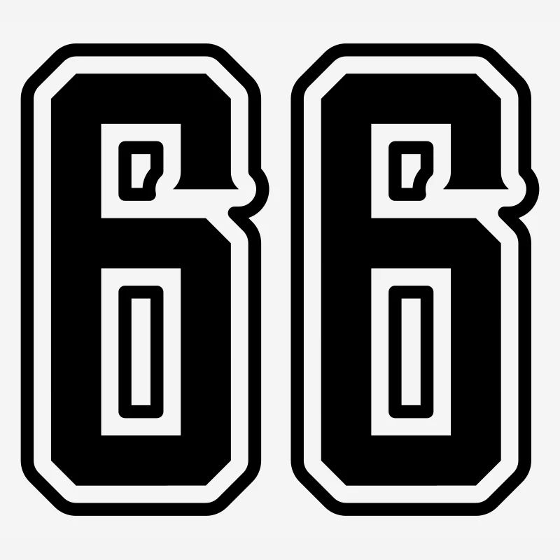 Symbole numérique 66