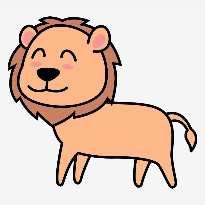 Lion Comic Animal