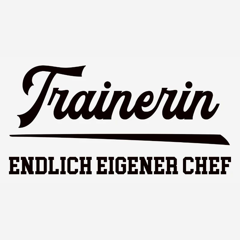 Trainerin wird Chef Selbstständigkeit Chefin