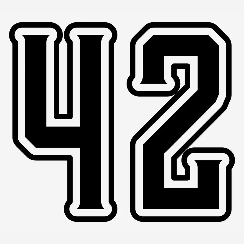 Symbole numérique 42