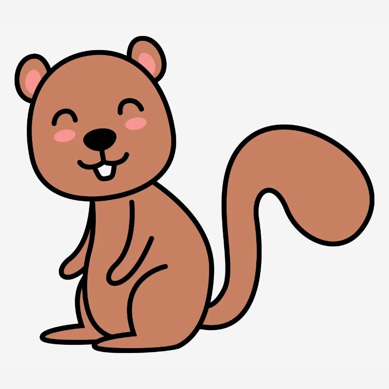 Eichhörnchen Comic Tier