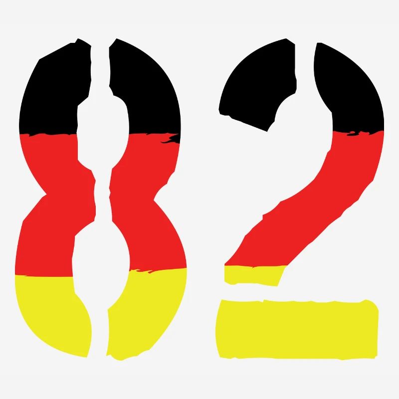 82 Zahl Symbol Germany