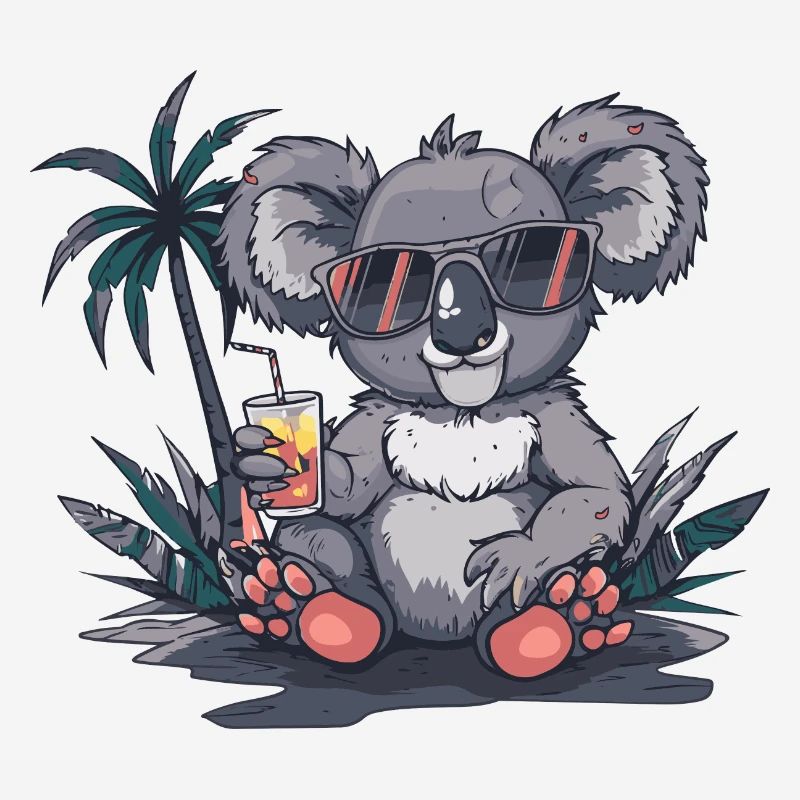 Koala Sommer Strand Urlaub